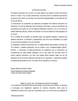 Sistema Educativo Alemán