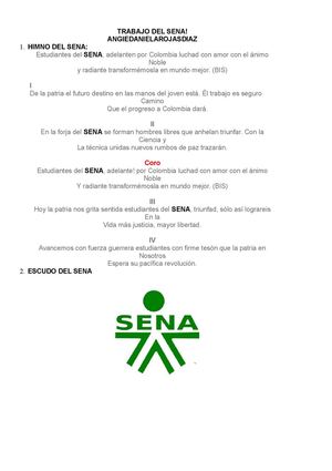 Primer Trabajo del sena