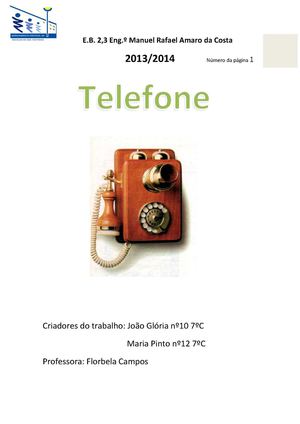 A evolução do telefone