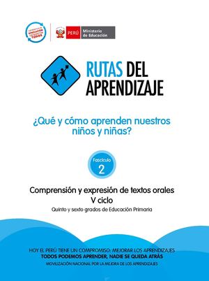 V Ciclo Fascículo Oralidad