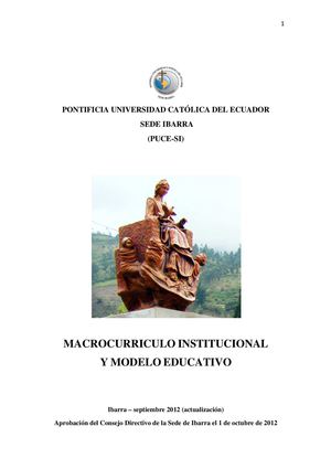 MODELO PEDAGÓGICO  Y  MARCO FILOSÓFICO DE LA PUCESI