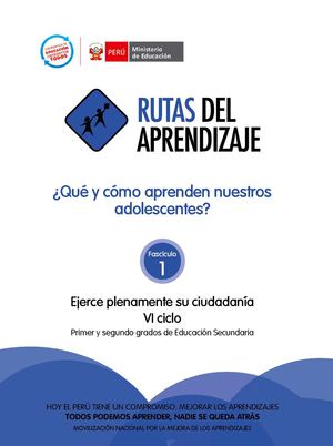 VI Ciclo Fascículo Ciudadanía
