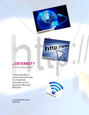 ¿Internet?...