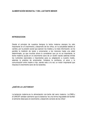 alimentacion neonatal y del lactante menor