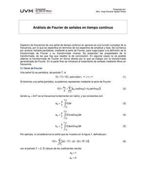 Trans. de Fourier continua