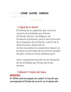 Trabajo Sena