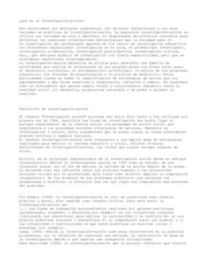 investigación acción