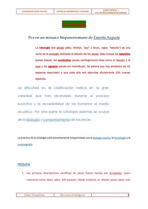 RECURSOS ICTIOLÓGICOS