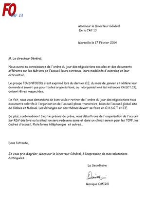 Courrier DG