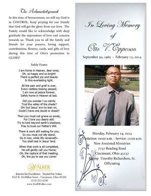Otto Epperson Obituary