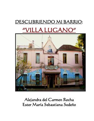 DESCUBRIENDO MI BARRIO VILLA LUGANO