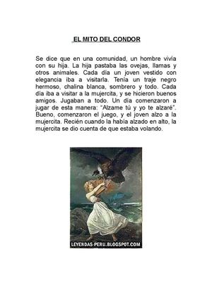EL MITO DEL CONDOR