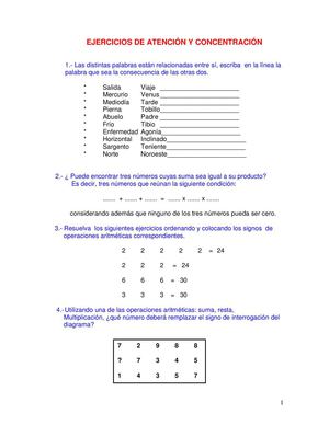 Técnicas de concentracción