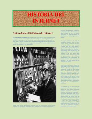 historia del internet