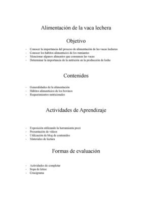 Alimentación de la vaca lechera