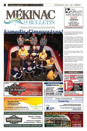 Le Bulletin Mékinac - février 2014