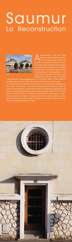 Saumur et la reconstruction 