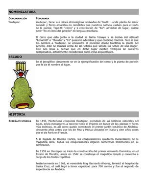 Yautepec Enciclopedia