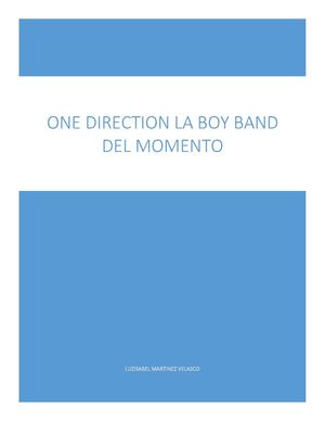 one direction documento pdf