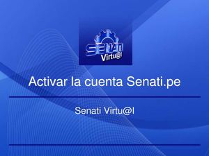 Como Activar Correo - SENATI Virtual