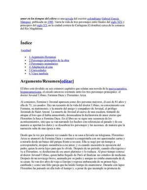 EL  AMOR  EN  LOS   TIEMPOS  DE  COLERA