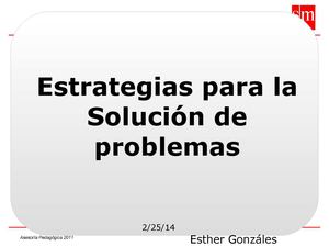 ESTRATEGIAS HEURISTICAS PARA MATEMATICAS