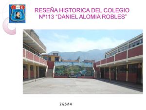HISTORIA DEL COLEGIO DAR