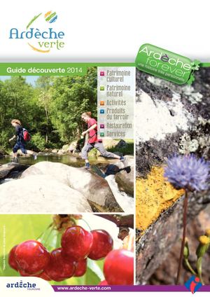 Guide Découverte Ardèche verte 2014