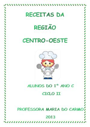 LIVRO DE RECEITAS DA REGIÃO CENTRO-OESTE