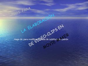 CREA TU PROPIO VIDEO CASERO.