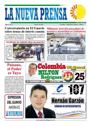 PERIODICO LA NUEVA PRENSA FEBRERO