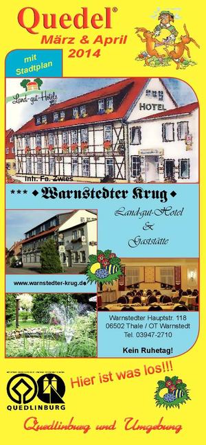 Quedel Veranstaltungskalender / März-April 2014
