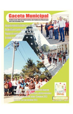 GACETA SAN LUIS ACATLÁN