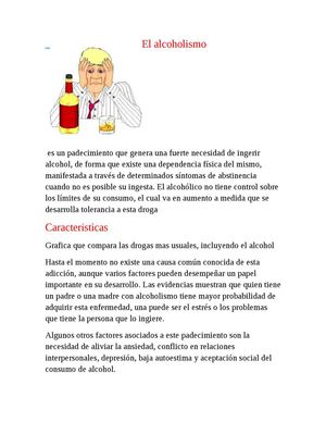 alcoholismo