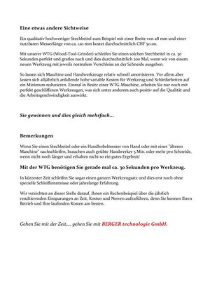 Stechbeutel / Stechbeitel schleifen, nachschärfen