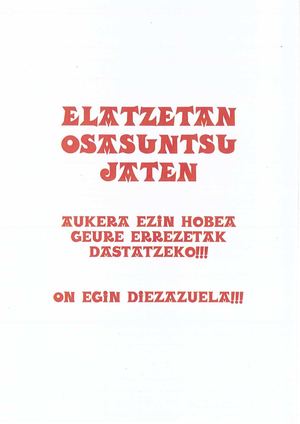 Elatzetan osasuntsu jaten