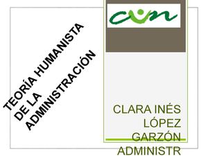 Teoría humanista de la administración