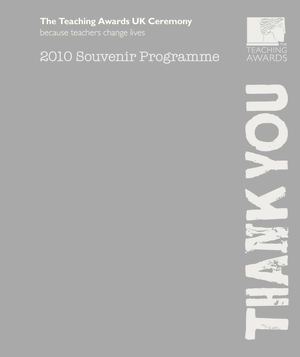 The Teaching Awards Souvenir Programme
