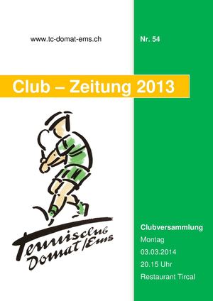 Clubzeitung 2013