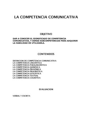 LA COMPETENCIA COMUNICATIVA