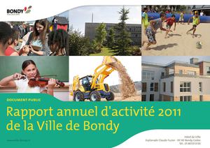 Rapport d'activité 2011 - Ville de Bondy