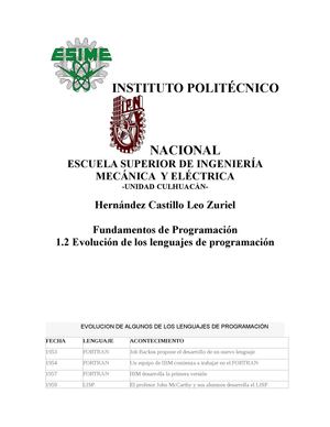 Lenguajes de programación