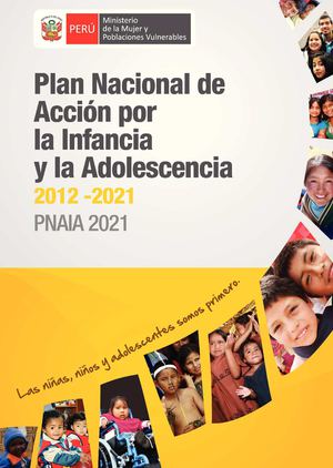 Plan nacional por la infancia 