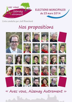 Notre programme Avec vous, Aizenay Autrement