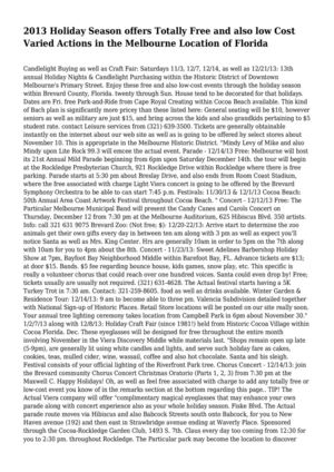 2013 Holiday Season offers Totally Free and also low Cost Varied Actions in the Melbourne Location of Florida