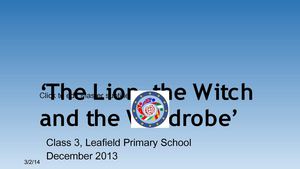 Narnia - The Lion, The Witch and the Wardrobe