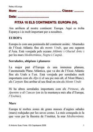 ACI Fitxa 15 2007-8 Europa