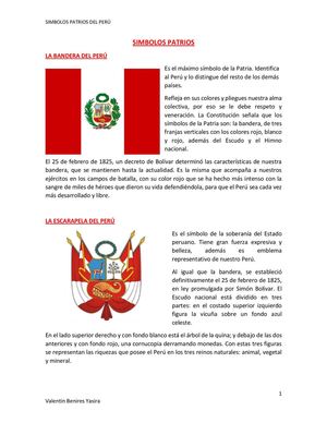 Los Simbolos Patrios