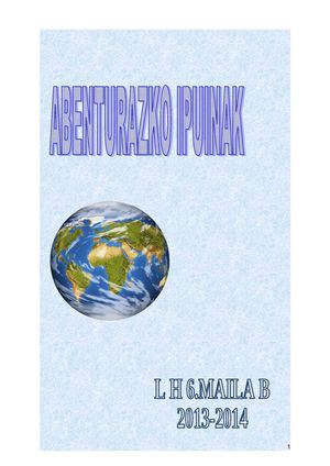 Abenturazko Ipuinak 1