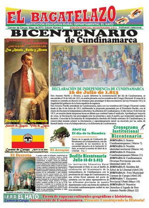 EL BAGATELAZO EDICION BICENTENARIO  MAYO 2013